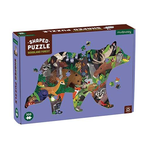 Shaped Puzzle Woodland Forest