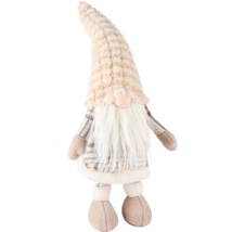 Gnoom Wiebelman Staand Beige Wit 47cm