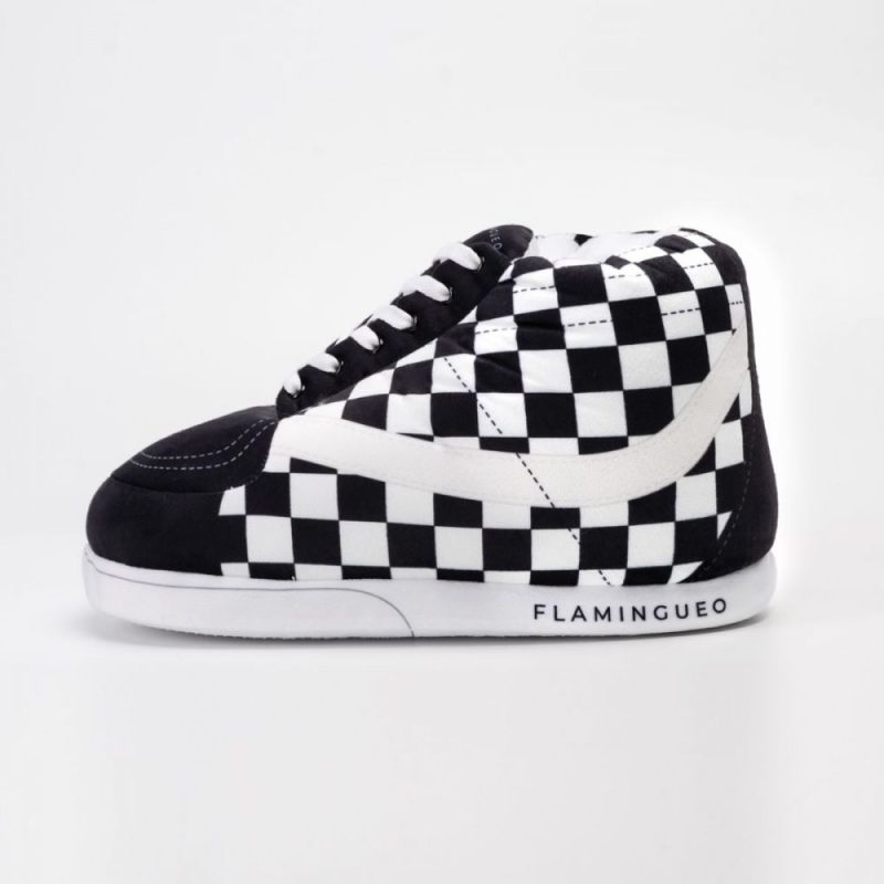 Sneaker Checkered Veters